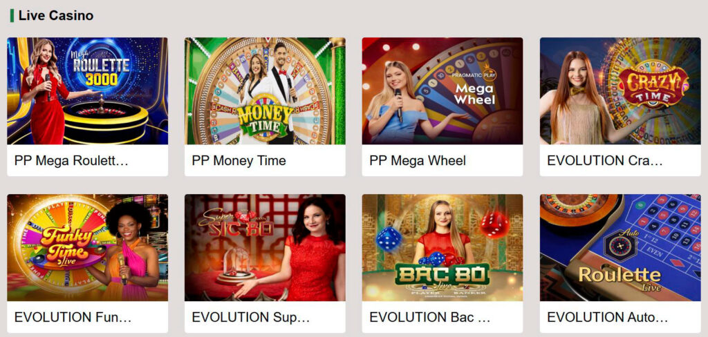 live casino games darazplay
